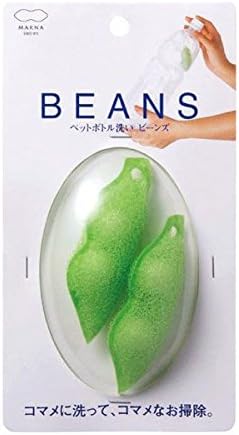 Marna K117 Plastic Bottle Wash Beans Green Approx. 3.0 x 1.0 x 0.8 inches (7.5 x 2.5 x 2.1 cm)