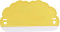 3pcs Mini Cloud Shape Silicone Glass Wiper - Cute Window Cleaning Scraper &amp Bathroom Mirror Cleaner Set(Yellow-A(16X8.5cm))