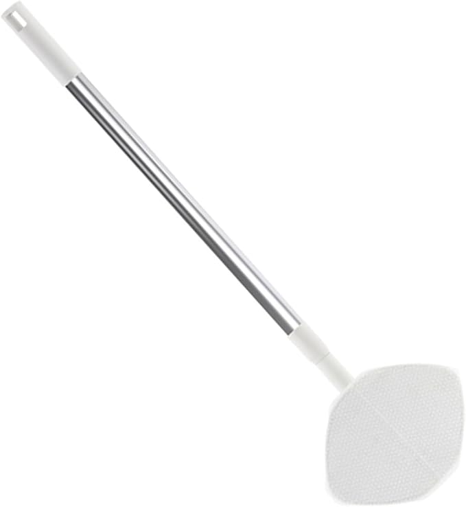 Dust Mop with Face Towel Refill Retractable Household Cleaning Mop Rotatable Triangular for Home Dust Removal White Cleaning Tool for Easy Floor Care