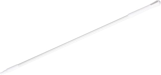 SPARTA 41225EC02 Fiberglass Broom Handle Mop Handle Replacement Handle With Acme Threaded Tip For Commercial Cleaning 48 Inches White