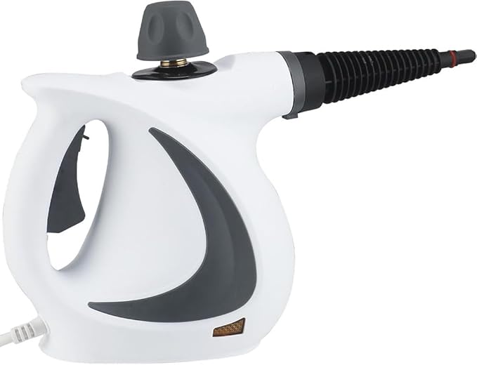 Multi-Purpose Handheld Steam Cleaner High-Power Disinfection Steamer with 9 Accessories for Home Kitchen Bathroom Tile Grout Furniture and All Surface Cleaning