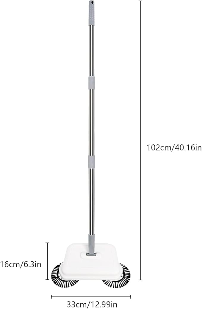 Hand-Push Floor Sweeping Machine for Home Suitable for Floors and Carpets Easy-to-Use Sweeper for Daily Cleaning
