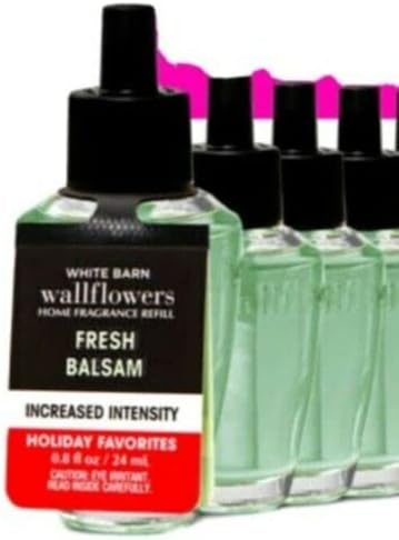 Bath &amp Body Works WallFlowers Fragrance Refill 0.8 Oz 4 Pack (Fresh Balsam)