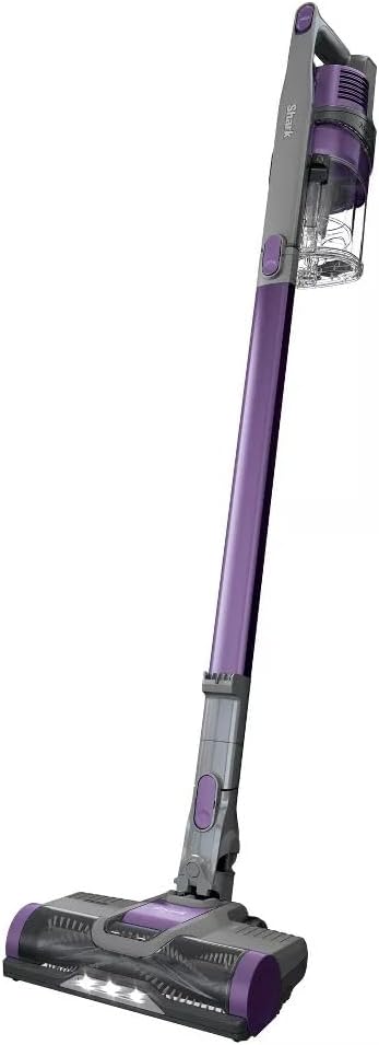 Shark IX141H Pet Cordless Stick Vacuum with Anti-Allergen Complete Seal XL Dust Cup LED Headlights Removable Handheld 40min Runtime Grey/Purple 7.5 lbs (Renewed)