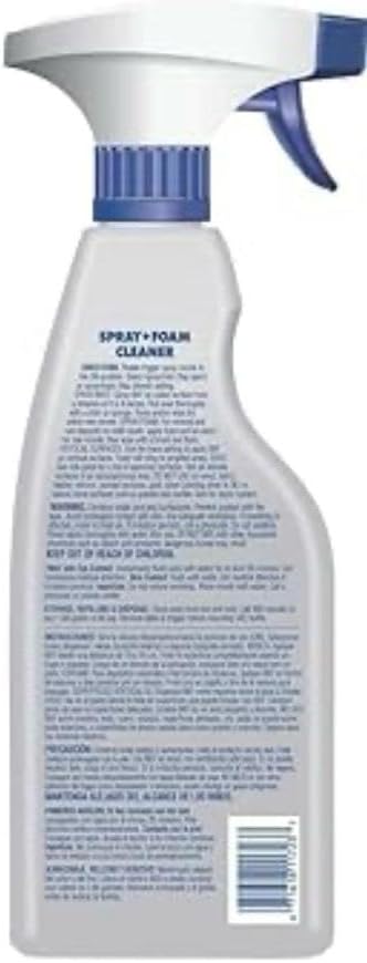 Bar-Keeper’s-Friend More Spray and Foam Cleaner 25.4oz Hard Water Stain Remover + 2x Microfiber Towel - Cleans Dirt from Hard Surfaces