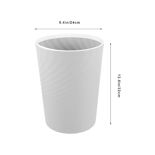 Alipis Plastic Wastebasket with Opening Sturdy Design for Home Office Versatile Litter Box for Compact Spaces for Bedrooms Bathrooms and Kitchens Great Housewarming