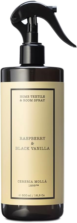 Cereria Mollá | 1899 Raspberry &amp Black Vanilla - Spray Tessuti e Ambienti 500 ml