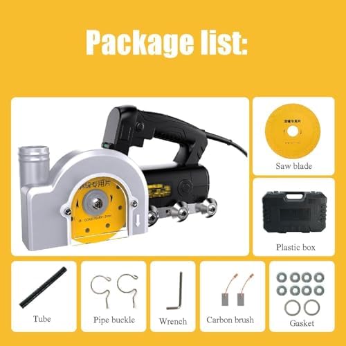 960W Electric Tile Joint Cleaner with Adjustable Depth Self-Vacuum Function 100mm Blade for Home Renovation Office Remodeling &amp Seam Clearing
