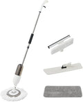 Multifunctional Cleaning Mop Set – White All-in-One Floor Mop for Hardwood Tile &amp Laminate