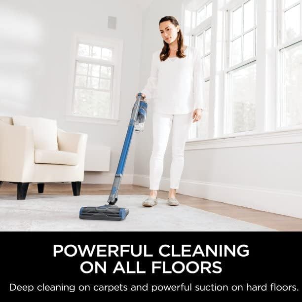Shark Rocket Lightweight Cordless Pet Stick Vacuum 7.5 lbs Blue (Renewed)