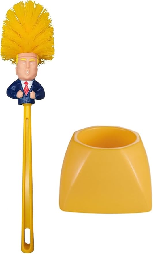 3 Set Trump Toilet Brush with HolderMake Toilet Clean agin Trump Toilet Brush Funny Toilet BrushGifts for Anti Trump