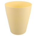 Happyyami Modern Plastic Waste Basket Large Capacity Trash Can for Home Office Bedroom Bathroom