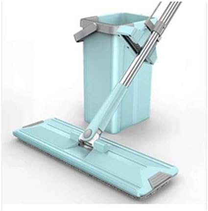 Rotating Mop 360 Degree Sweep Free Hand Wash with Bucket for Home Store Cleaning Flat