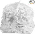 PlasticMill Heavy Duty Trash Bags - Clear Garbage Bags - Plastic Trash Bags - Tall Trash Bags Trash Can Liners - 40-45 Gallon Large Kitchen Trash Bags 1.5 Mil 40x46 (100-Count)