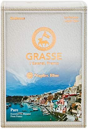 Bullsone Grasse L'esterel Natural Car Air Fresheners Luxury Car Perfume - Naples Blue Scent (2 Pack)