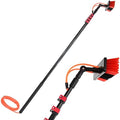 Glass Cleaning Brush Home Water Fed Telescopic Pole Kit Solar Panel Brush Rotating for Photovoltaic PanelAbreli 3.6-10.8m Window Cleaning Telescopic Pole Water Fed Kit Extendable Window Cl