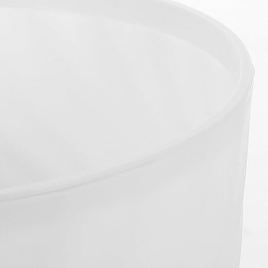 2Pcs Plastic Trash Can Simple Style Home Office Bathroom Wastebasket PP Material Space-Saving Household Garbage Bin for Kitchen Bedroom