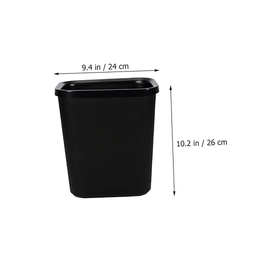 1pc Multi-Functional Plastic Trash Can Slim Design Wastebasket for Home Office Kitchen and Bathroom Stable Easy to Use Elegant Look Capacity