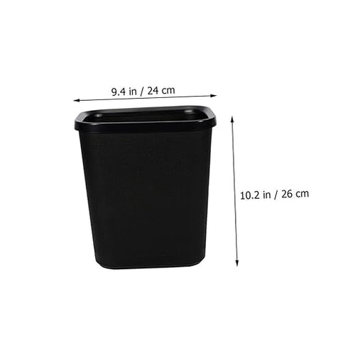 1pc Multi-Functional Plastic Trash Can Slim Design Wastebasket for Home Office Kitchen and Bathroom Stable Easy to Use Elegant Look Capacity