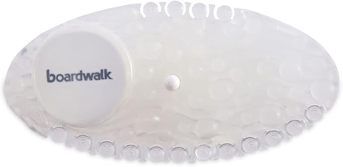 Boardwalk CURVP010I060M17AAS8100 Solid Curve Air Freshener - Mango Fragrance Clear (10/Box 6 Boxes/Carton)