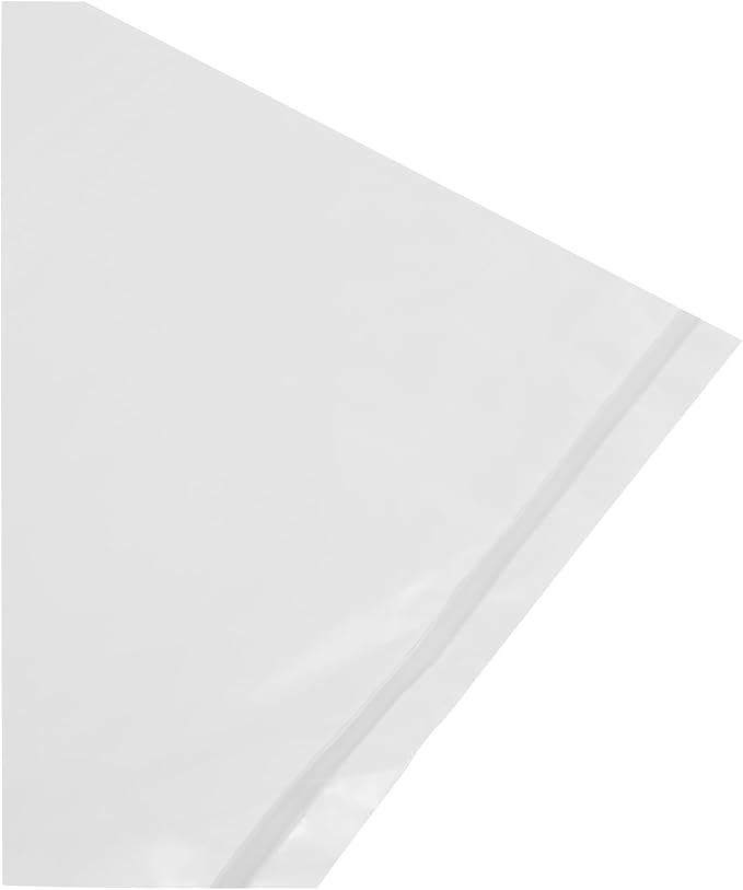 Restaurantware-RW Clean 13 Gallon Trash Bags 1000 Light-Duty Garbage Can Liners- Fits 12-16 Gallon Trash Cans Stretchable Clear Plastic Bin liners with Star Seal Bottom