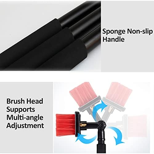 Telescopic Glass Cleaning BrushSolar Panel Brush Water Fed Window Washing Kit with Extension Pole Telescopic Extension Pole Cleaning Kit for Window Cleaning Photovolt