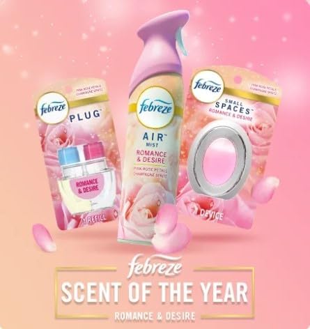 Febreze Air Mist Romance &amp Desire Mood-Enhancing Home Air Freshener Spray 8.8 oz. (3 Pack)