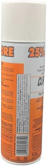 Clippercide Disinfectant Spray 15 Ounce Size (354ml) 2 Count (2 Pack) (72131-2)
