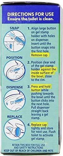 Mega Value Scrubbing Bubbles Toilet Cleaning Gel Fresh 2 Dispensers 8 Refills 48 Gel Stamps 10.72oz