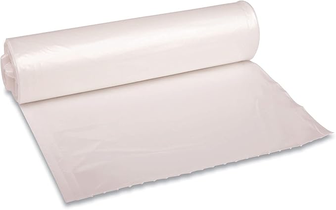 Regular-Duty 13 Gallon Drawstring Kitchen Trash Bags White Garbage Bags 24 x 28 100 Count