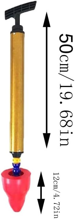 High Pressure Toilet Plunger - Professional Drain Clog Remover Septic Safe for Toilets/Sinks/Showers