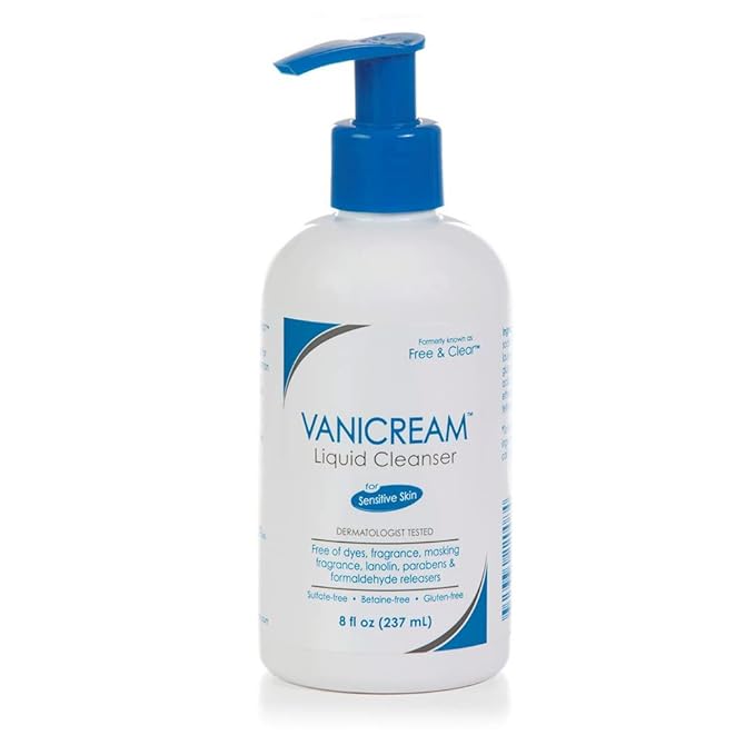 Free &amp Clear Liquid Cleanser 8 oz (Pack of 4)