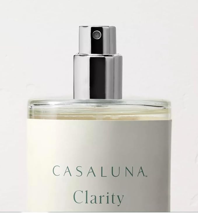 Clarity Linen Spray 3.38 fl oz Ginger Grapefruit Bergamot Scent Blended Essential Oil Room Spray