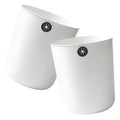 PRETYZOOM 2Pcs Small Trash Can Open Top Garbage Can for Bathroom Bedroom Kitchen Material Wide Application Wastebasket for Home and Office Compact Design