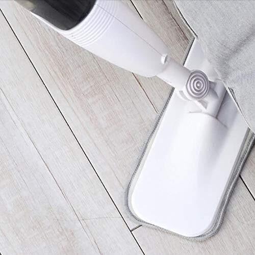 360° Rotating Spray Floor Mop with Telescopic Handle Carbon Fiber Pads for Waxing &amp Deep Cleaning Floors