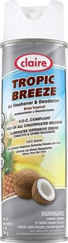 Claire Manufacturing Tropic Breeze Air Freshener &amp Deodorizer Hazy 10 Oz