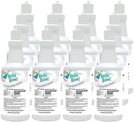 BellaBowl Clinging Bowl Cleaner 1 Quart (Case of 12)…