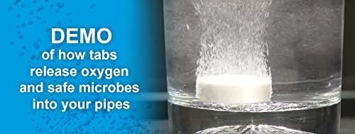 Drain &amp Pipe Oxy-Tabs for Garbage Disposals - Eliminates Garbage Disposal Odors. Garbage Disposal Cleaner and Food Particle Remover (10)