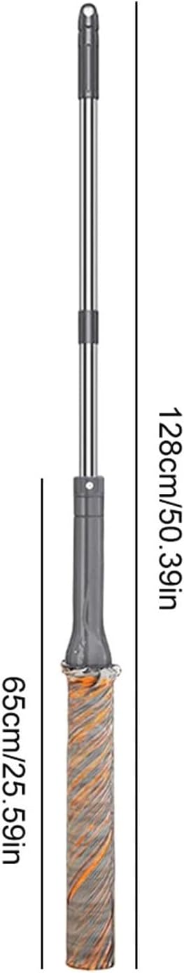 360 Rotating Self Wringing Twist Mop with Long Handle Easy Squeeze Wet Dry Dual Use Multifunctional for Floor Cleaning