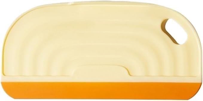 Glass Wiper Auto Glass Cleaning Tool Household Bathroom Kitchen Mirror Cleaning Wiper(Yellow-1pcs)