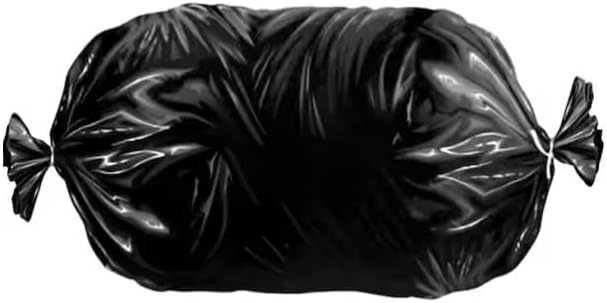 Heavy Duty Black Compactor Bag Tubing — 32 x 244 ft Continuous Roll | Industrial Strength LDPE Plastic | Extra-Wide Custom Length Trash Bags for Commercial Compactors