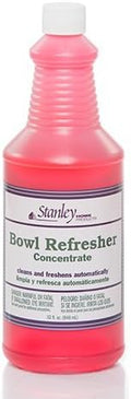 Stanley Toilet Bowl Cleaner &amp Deodorizer Concentrate 32 oz – Wild Rose Scent – Septic‑Safe Bowl Refresher – Cleans Stains &amp Residue with Each Flush (Pack of 6)