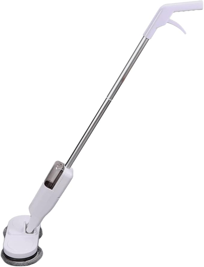 Electric Mop Cordless Floor Cleaner Wet Dry Multipurpose USB Charging High Speed Rotation 1000RPM - Long Battery Life Lightweight Design Ideal for Home and Office