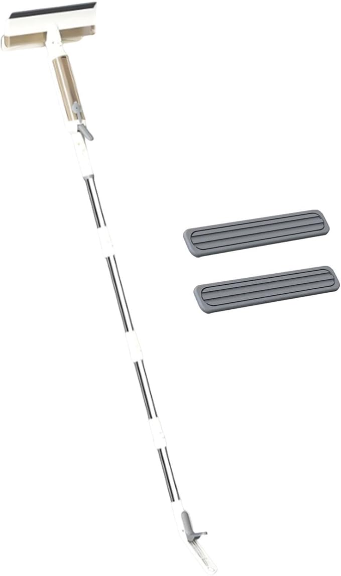 Double Sided Window Cleaner Window Spray Cleaning Brush Lightweight Glass Clean Scrapers for Indoor Outdoor Kitchen Mirror 2 Cotton Tips