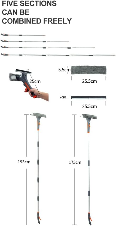Spray Window Cleaner Washing Brush Glass Cleaning Wiper Kitchen Accessories Tools