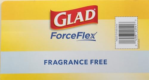 Glad ForceFlex Tall Kitchen Drawstring Trash Bags13 GalFragrance Free110 Ct (Package May Vary)(Pack of 3)