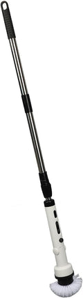 Electric Spin Scrubber with Replaceable Brush Heads Detachable Handle Power Brush for Bathroom Floor Tile Cordless Shower Scrubber