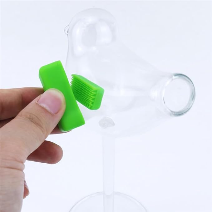 Green Piece® Magnetic Glass Cleaner Kit –2 Bottles of 16 oz Glass Cleaner with Green Magnet Scrubber for Easy Grime and Tar Removal Eco-Friendly Solution for Glass Ceramic Metal Surfaces