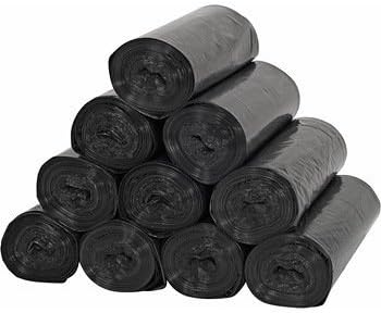 Dealmed Trash Bag | Made in USA | 20-30 Gallon 30 x 36 1 mil Black | 25/Roll 10/Case