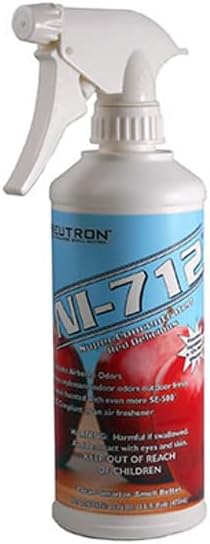 Neutron Industries NI-712 Odor Eliminator Spray – Powerful Long-Lasting Odor Neutralizer – Instant Air Freshener for Home Car &amp More – Pint-Sized (16 oz) (Botanical Bliss)